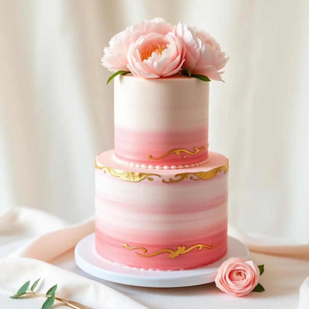 Blush Ombré Tier