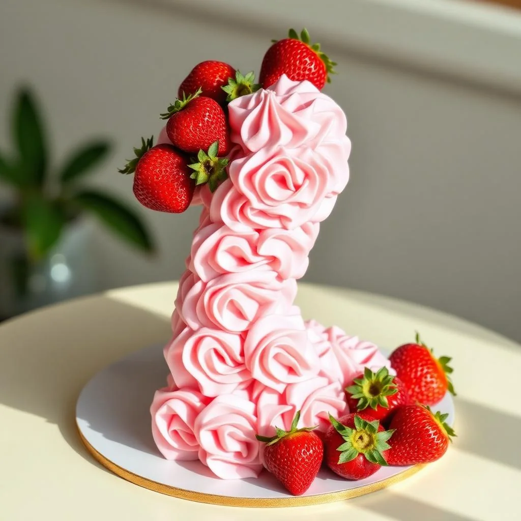 Number Rosette Cake